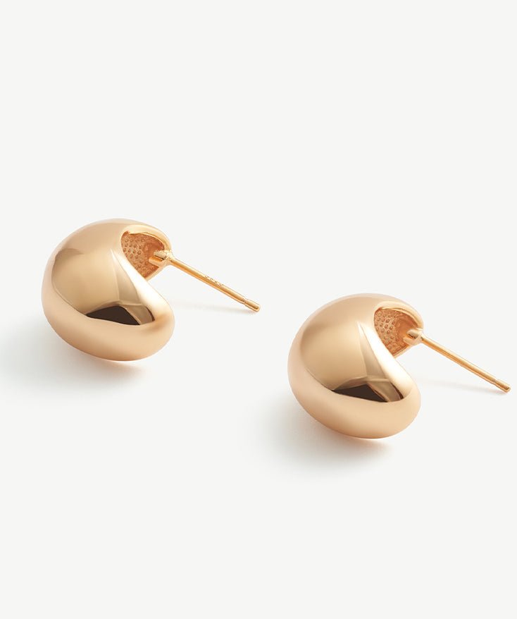 Classic Dome Hoop Earrings