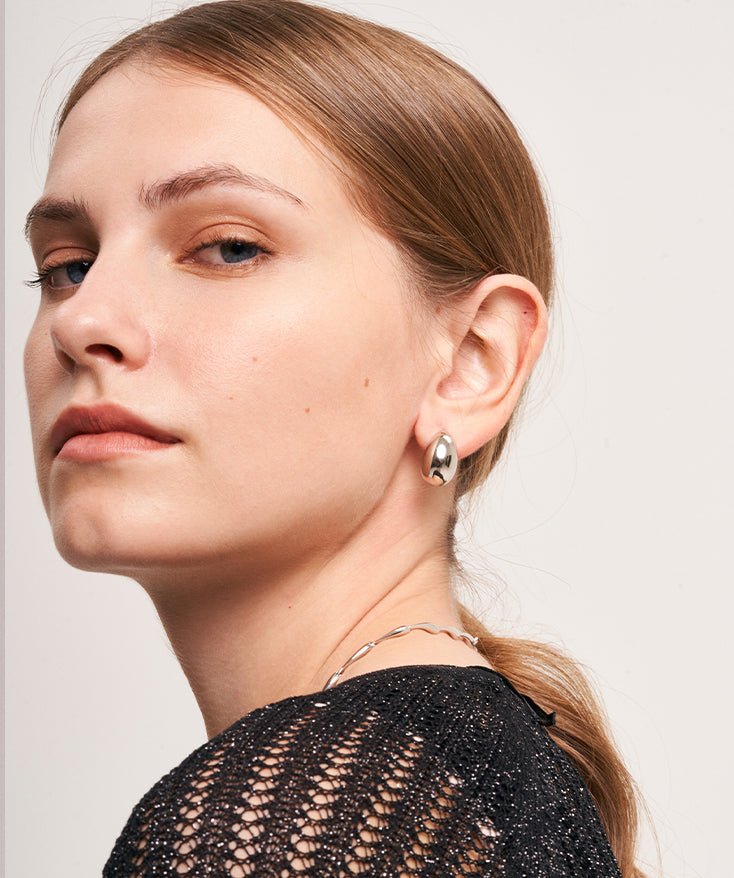 Classic Dome Hoop Earrings