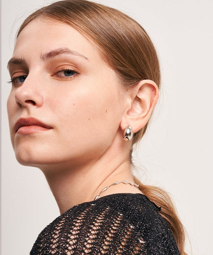 Classic Dome Hoop Earrings