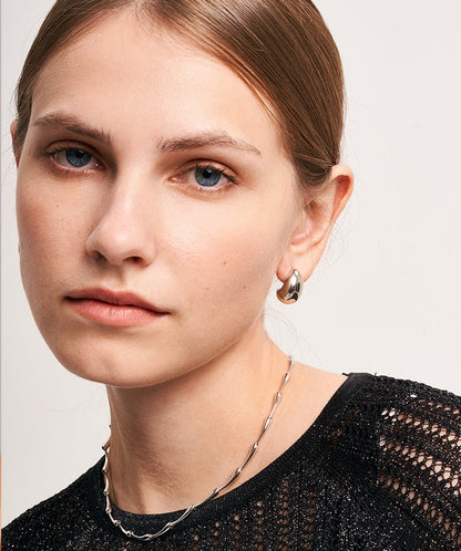 Classic Dome Hoop Earrings
