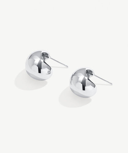 Classic Dome Hoop Earrings