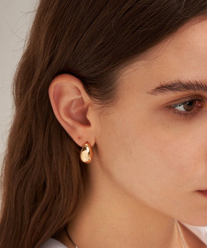 Classic Dome Hoop Earrings