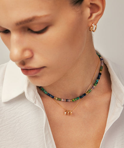 Artist Gemstone Chroma Beaded Necklace