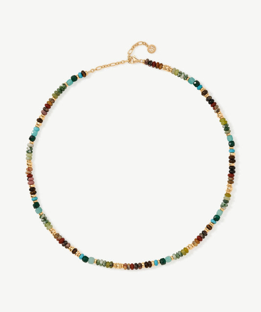 Artist Gemstone Chroma Beaded Necklace