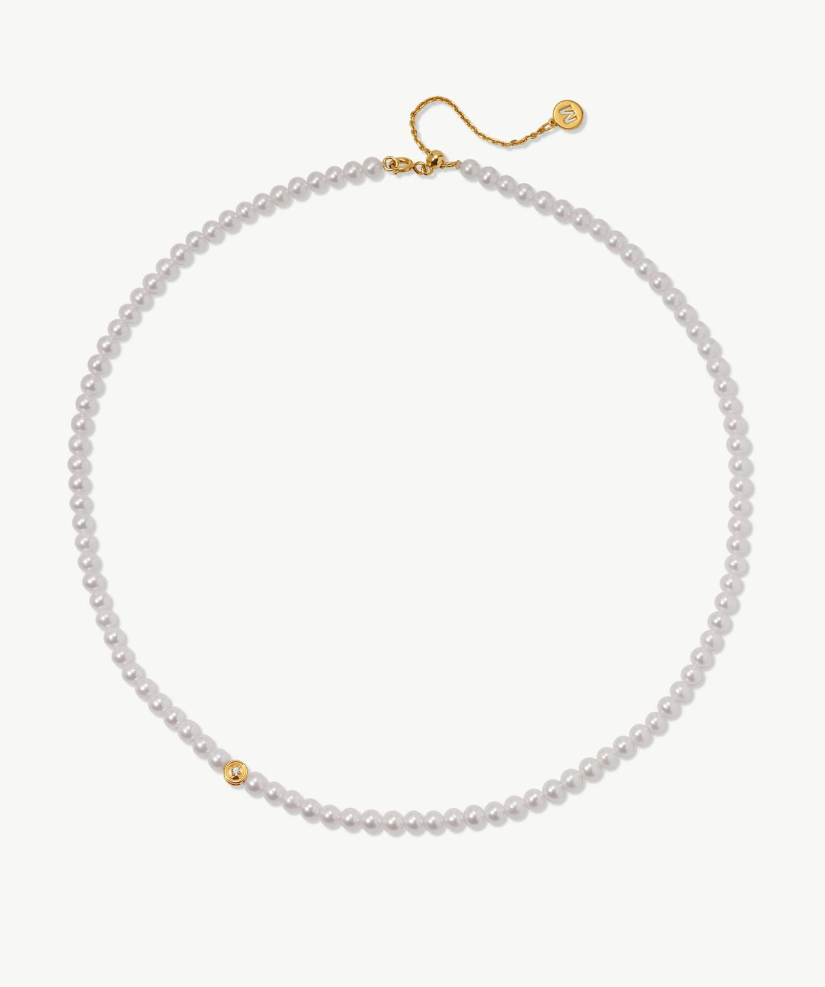 Aura Pearl Copper Coin Necklace