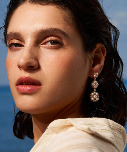 Bouquet Pearl Cocktail Earrings