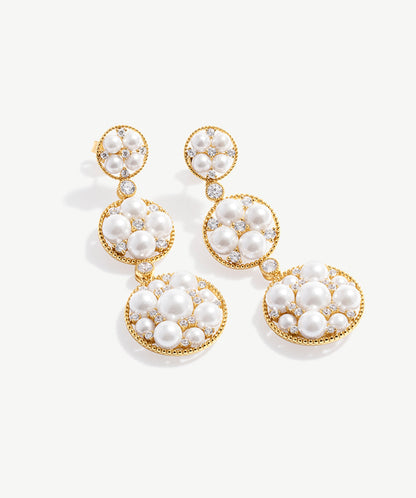Bouquet Pearl Cocktail Earrings