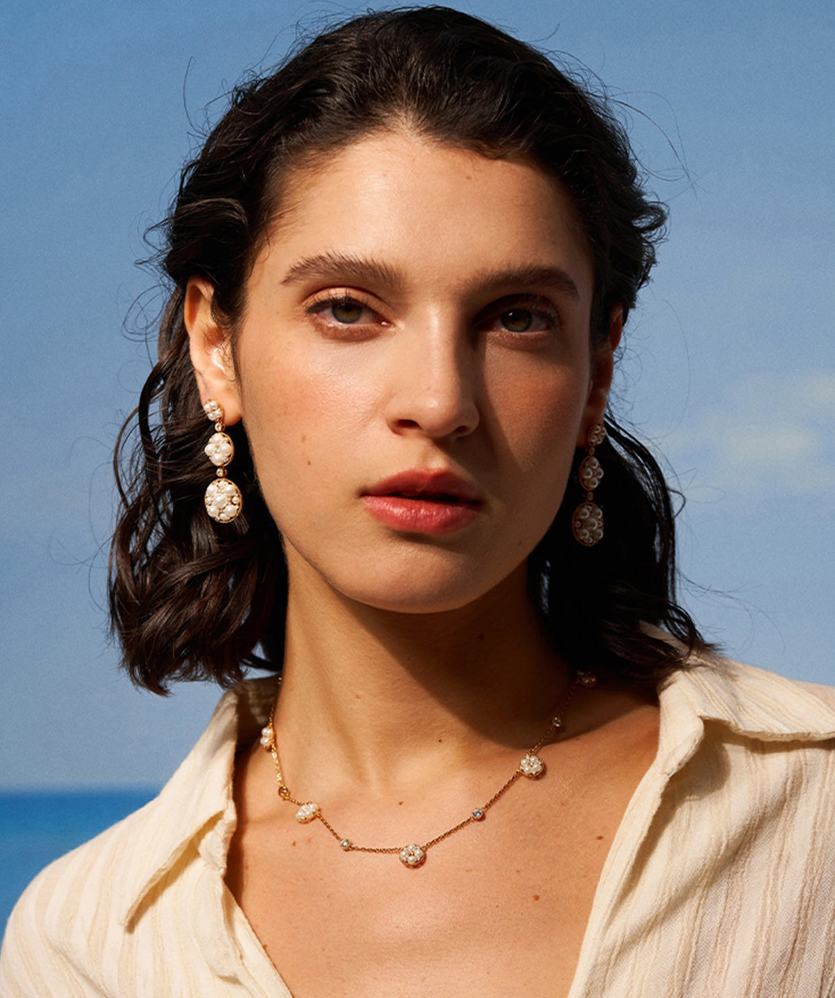 Bouquet Pearl Cocktail Earrings