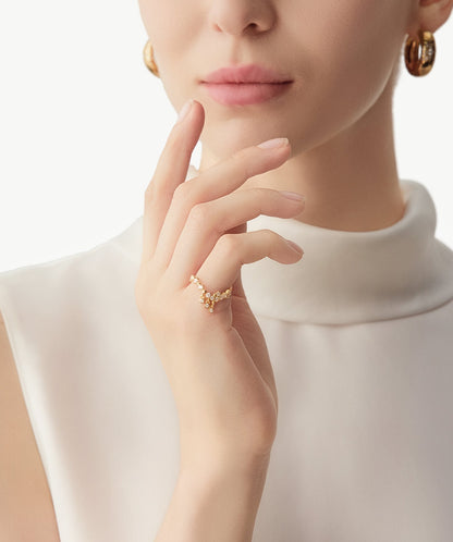 Cetus Wave Pinky Ring