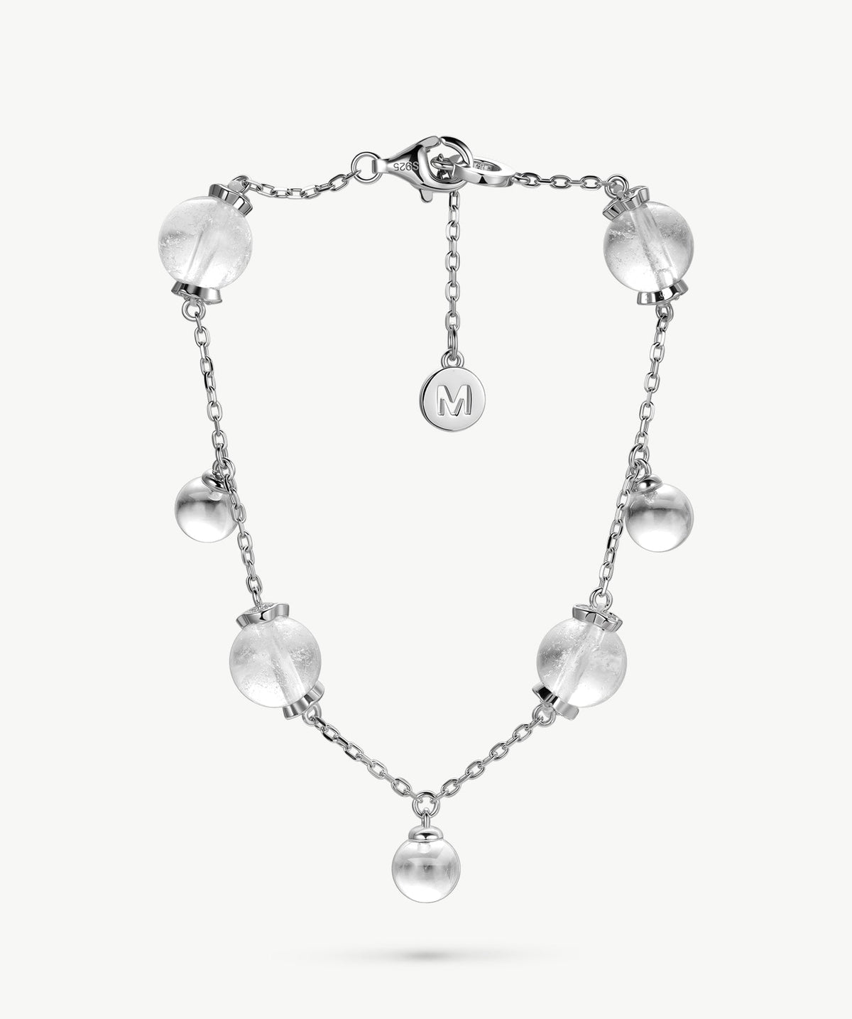 Cetus White Quartz Bracelet