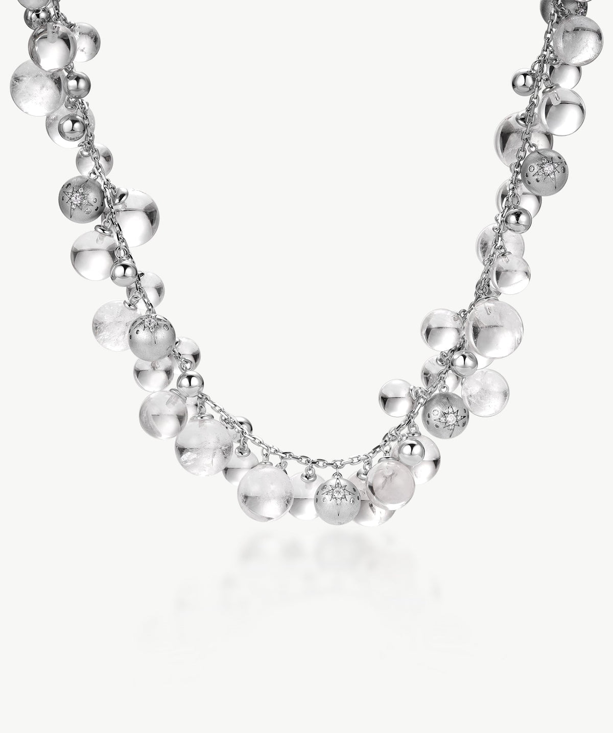 Cetus White Quartz Necklace