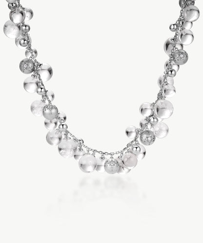 Cetus White Quartz Necklace