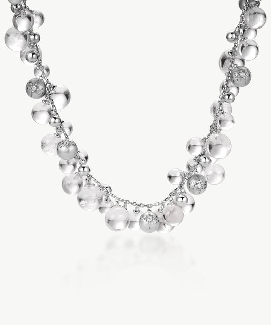 Cetus White Quartz Necklace