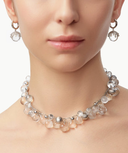 Cetus White Quartz Necklace