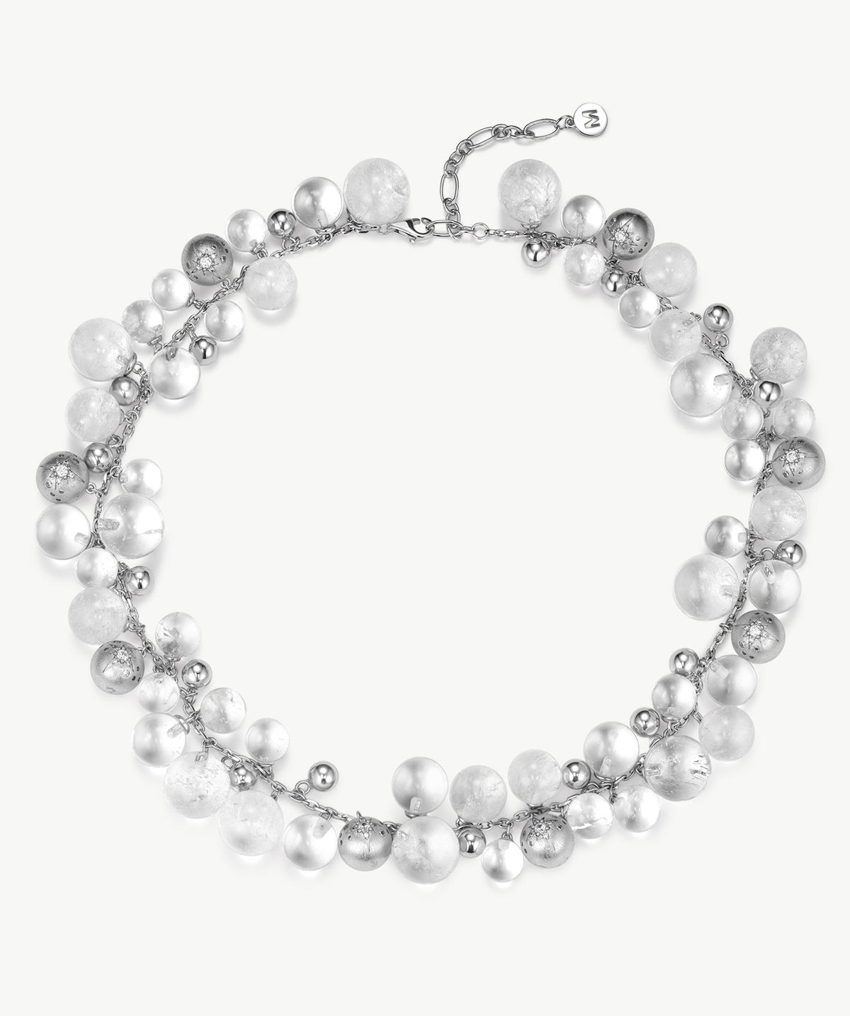 Cetus White Quartz Necklace