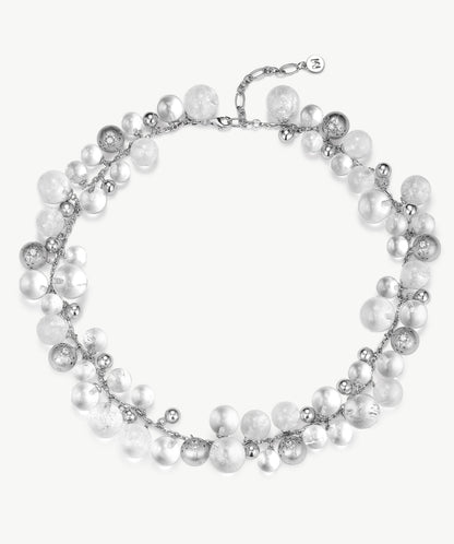 Cetus White Quartz Necklace