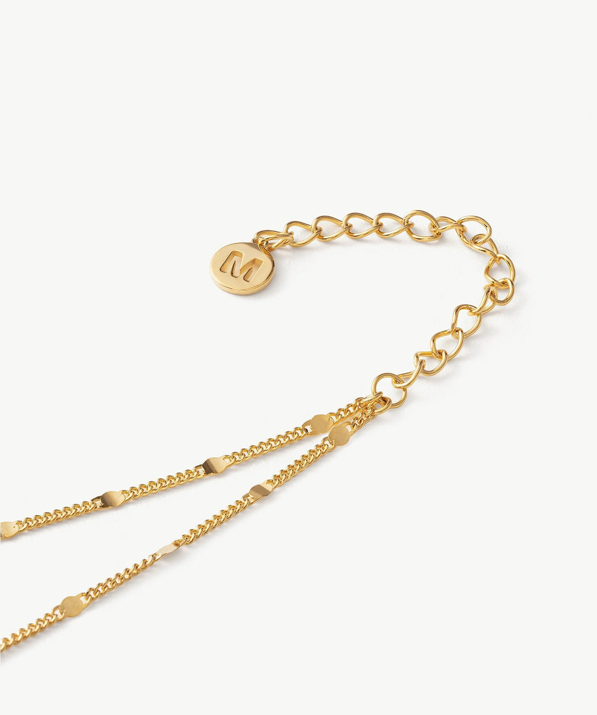 Classic Disc Layered Necklace