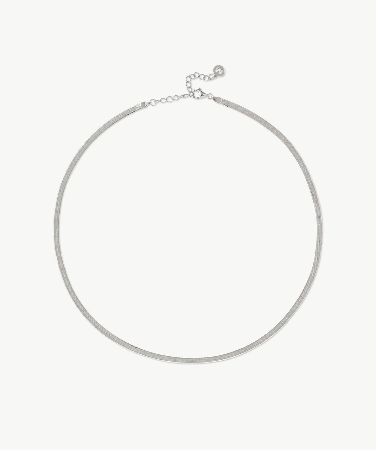 Classic Herringbone Chain Necklace
