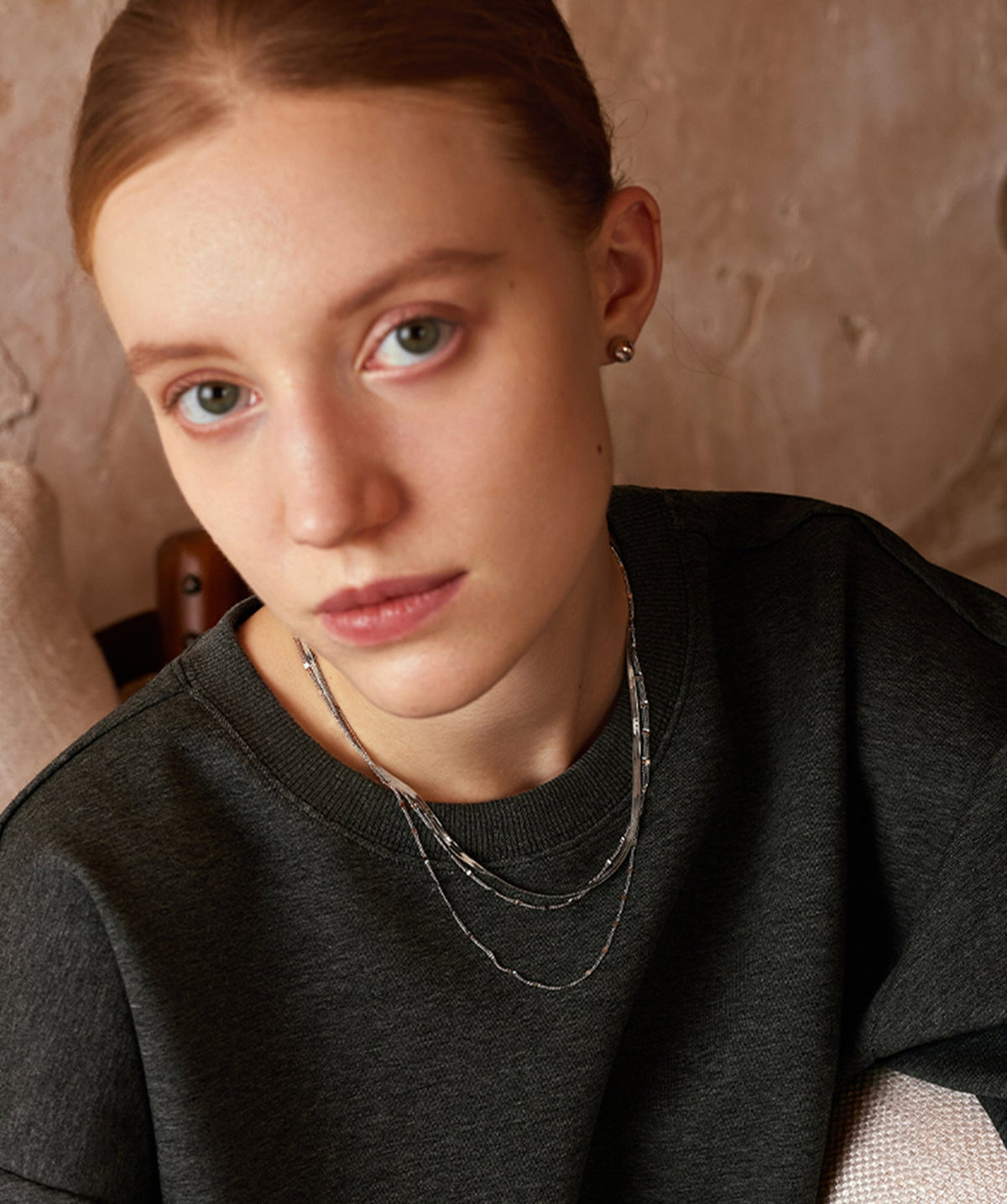 Classic Herringbone Chain Necklace