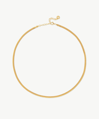 Classic Herringbone Chain Necklace