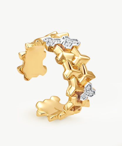 Lynka Chain-Link Band Ring