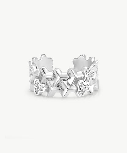 Lynka Chain-Link Band Ring