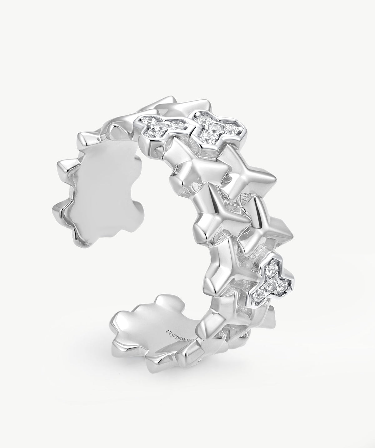 Lynka Chain-Link Band Ring
