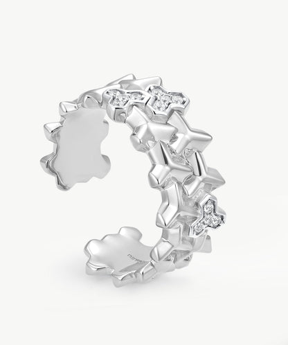 Lynka Chain-Link Band Ring