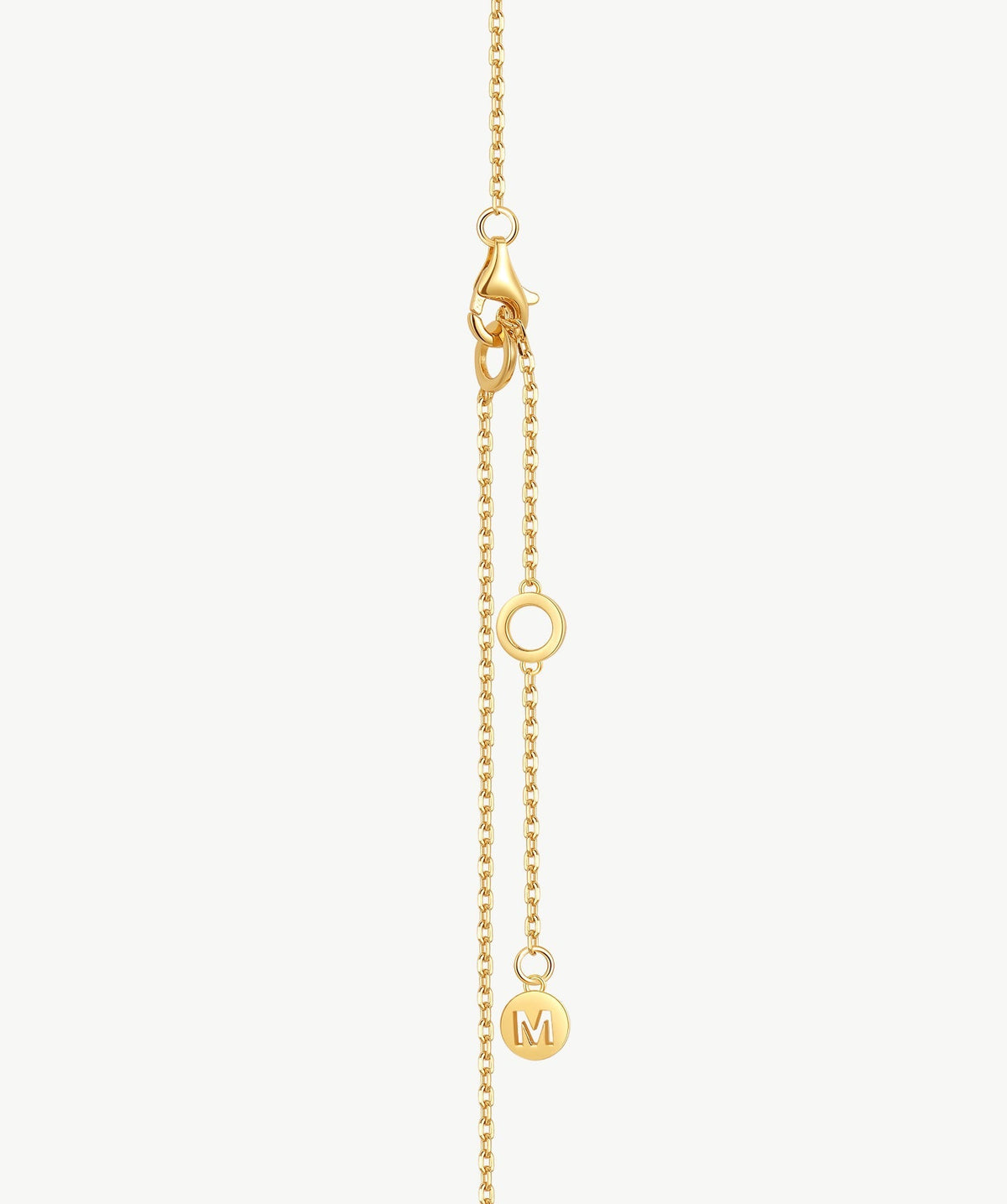 Lynka Chain-Link Gem Bar Necklace
