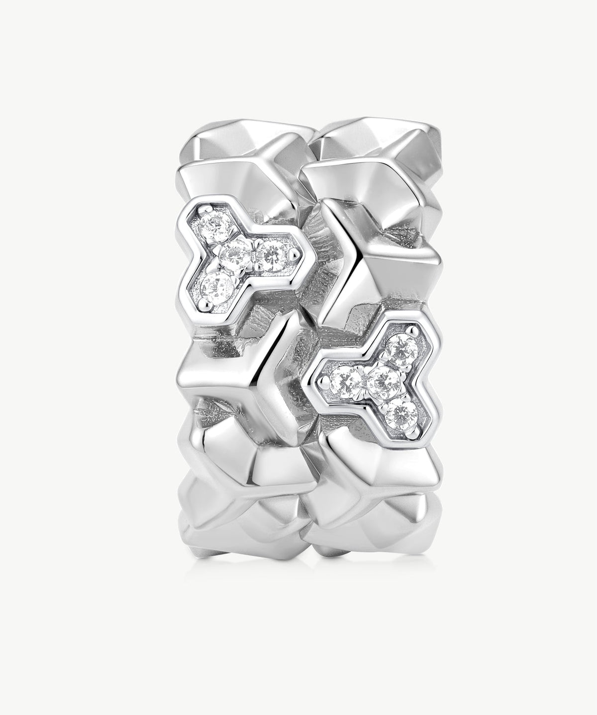Lynka Chain-Link Mini Hoop Earrings
