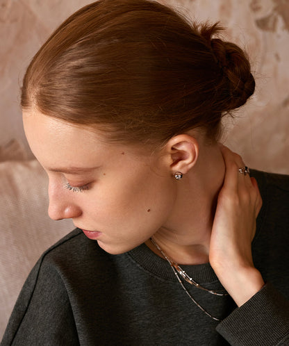 Molten Eroded Mini Stud Earrings