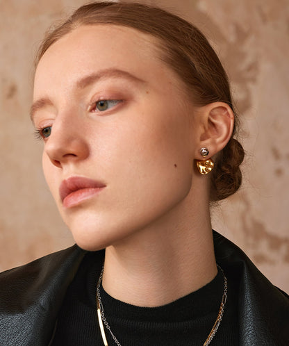 Molten Eroded Mini Stud Earrings