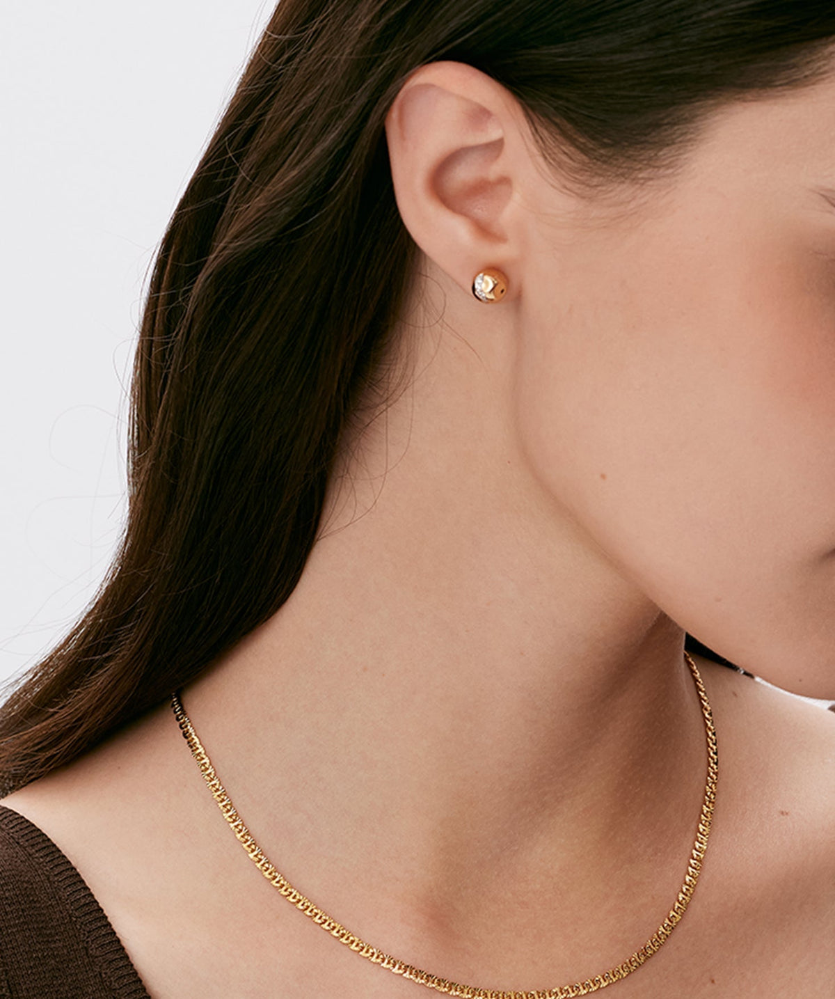 Molten Eroded Mini Stud Earrings
