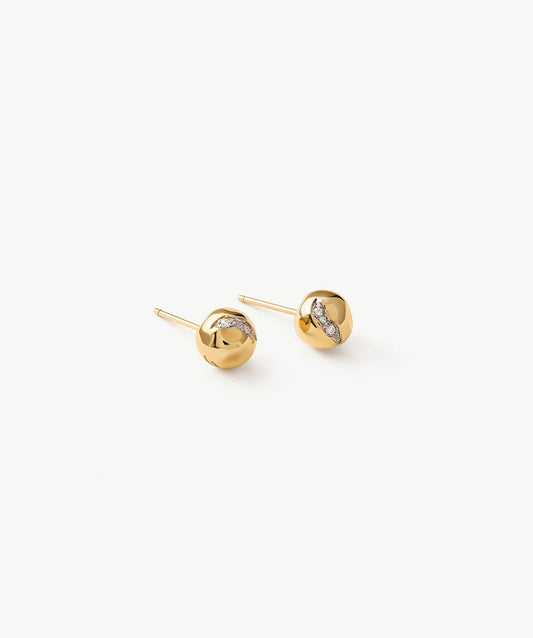 Molten Eroded Mini Stud Earrings
