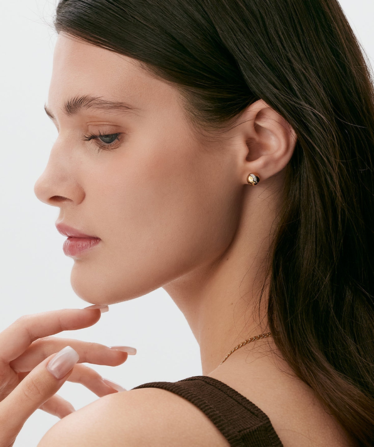 Molten Eroded Mini Stud Earrings