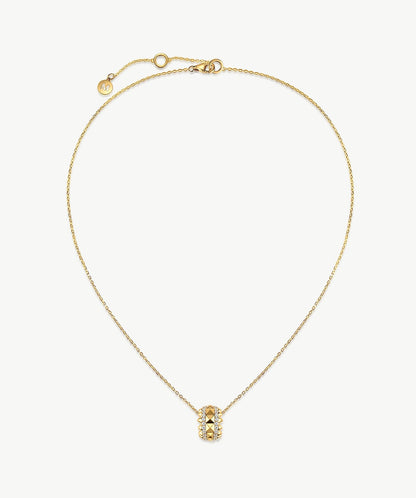 Rock Spike Roller Pendant Necklace