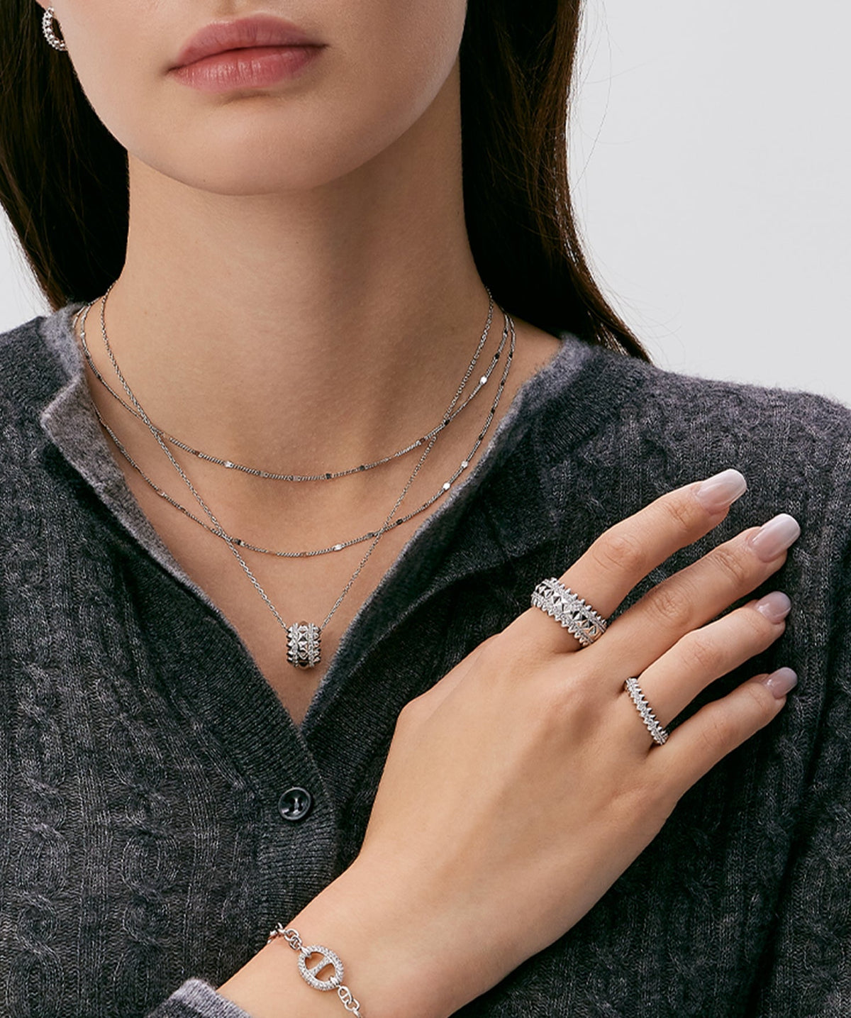 Rock Spike Band Ring