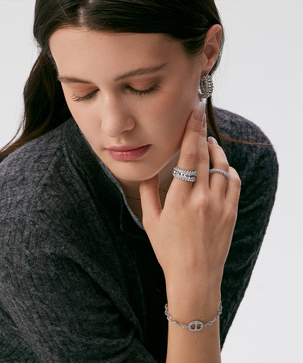 Rock Spike Band Ring