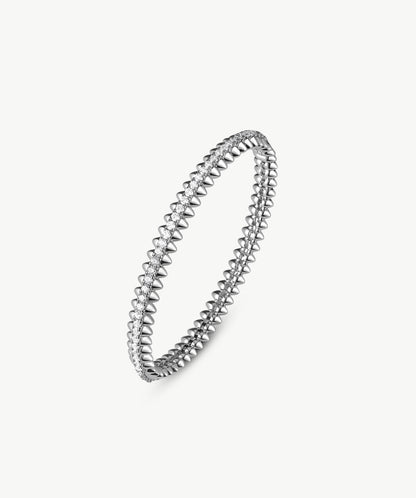 Rock Spike Lock Bangle
