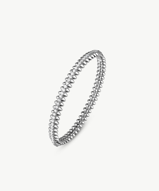 Rock Spike Lock Bangle