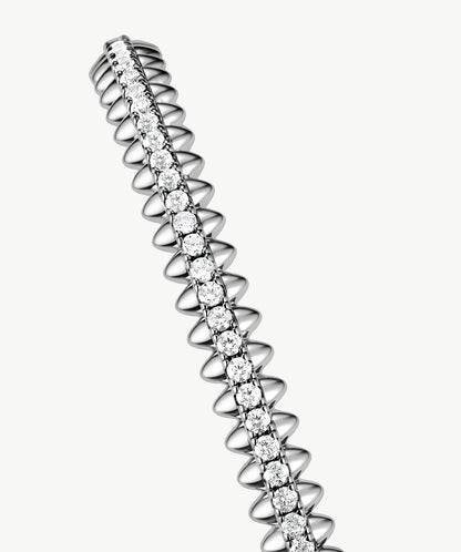 Rock Spike Lock Bangle