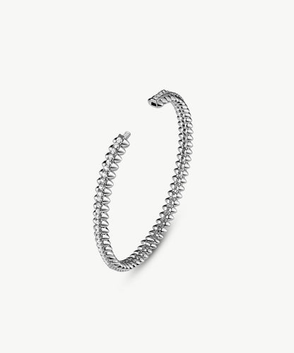 Rock Spike Lock Bangle