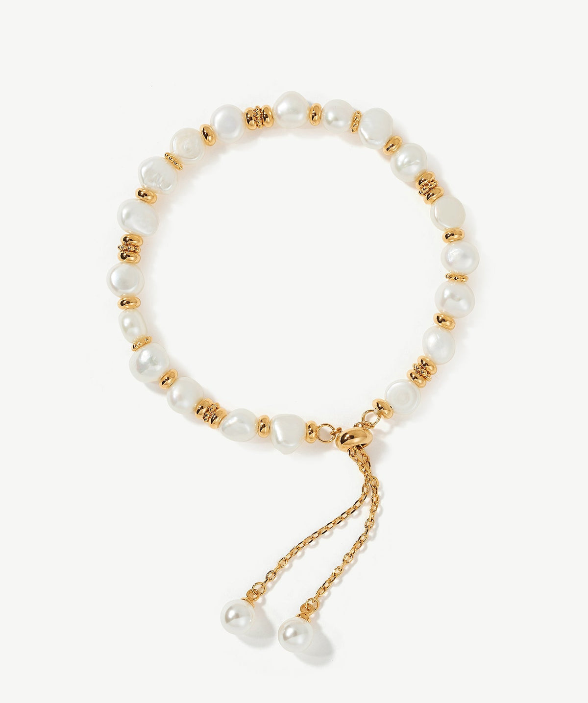 Siva Baroque Pearl Beaded Bracelet