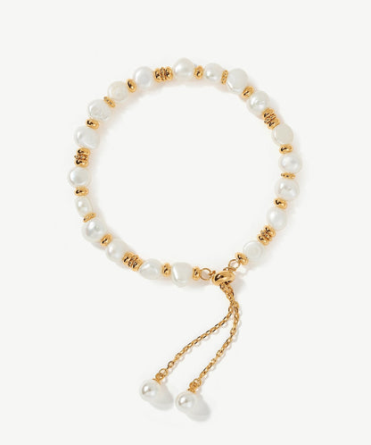 Siva Baroque Pearl Beaded Bracelet