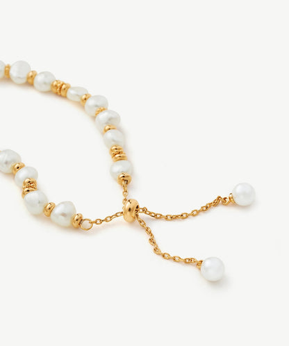 Siva Baroque Pearl Beaded Bracelet