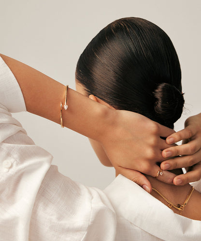 Siva Snake Cuff Bracelet