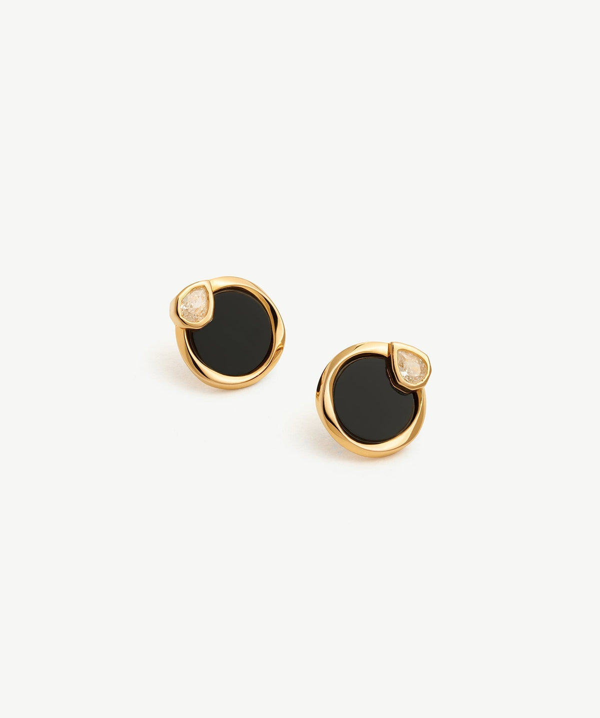 Siva Gemstone Snake Stud Earrings