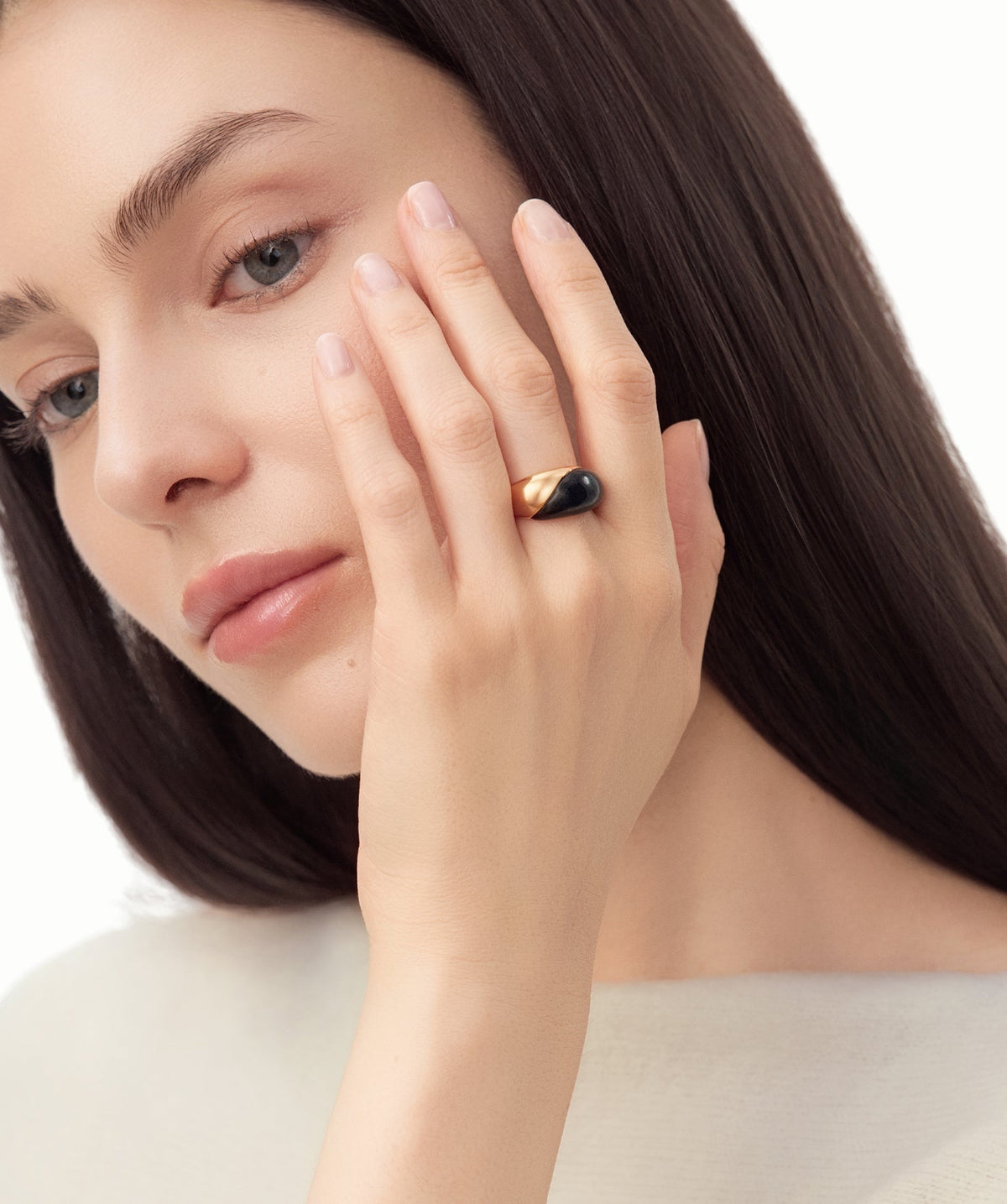 Terra Ebony Dome Ring