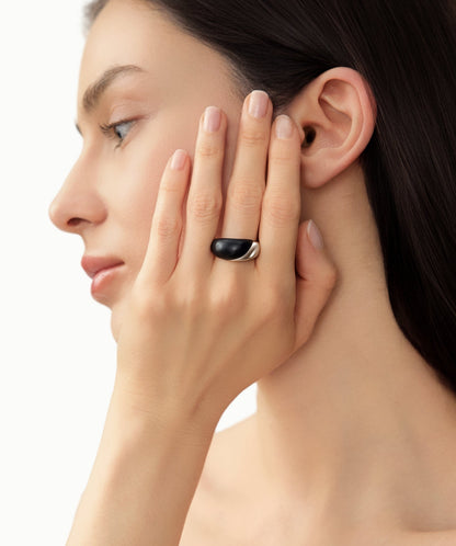 Terra Ebony Dome Ring
