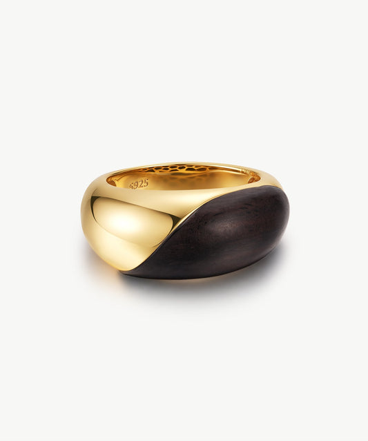 Terra Ebony Dome Ring